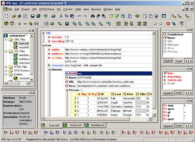 XML Spy Screenshot